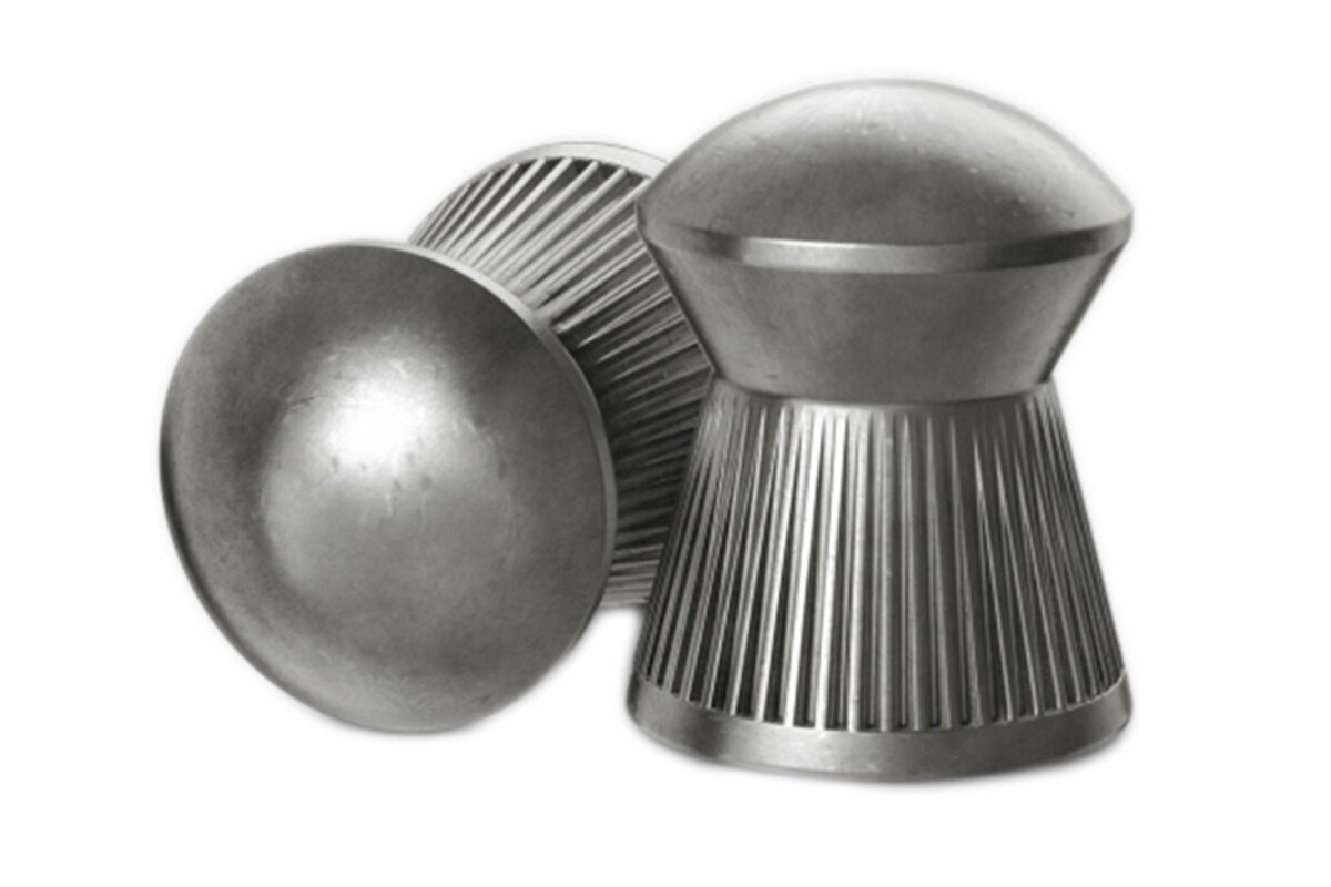 H&N excite Hammer Diabolo, Rundkopf geriffelt, 500St. Kal. 4,5mm